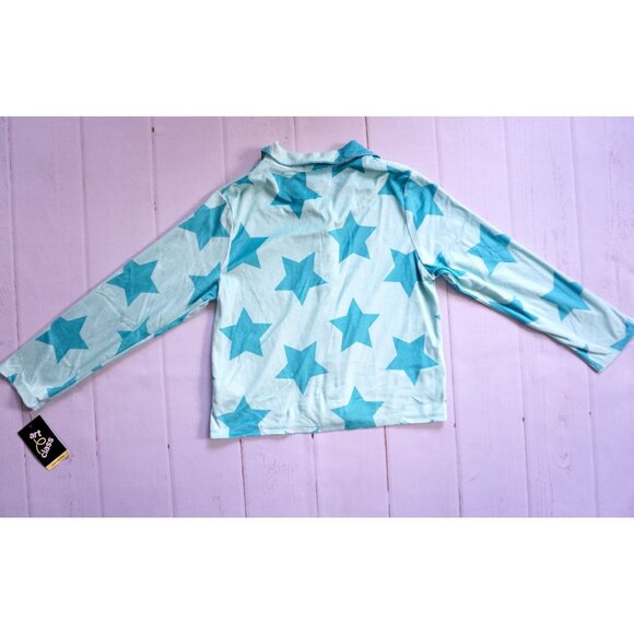 Art Class 'Stars' Long Sleeve Coat Pajama Top - Size L (10/12), NWT - Picture 9 of 9